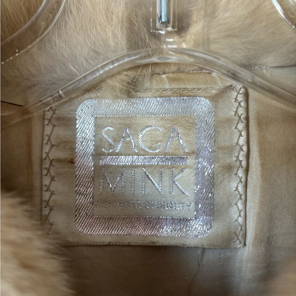 Vintage Mink Fur Coat Tan - Picture 9 of 13